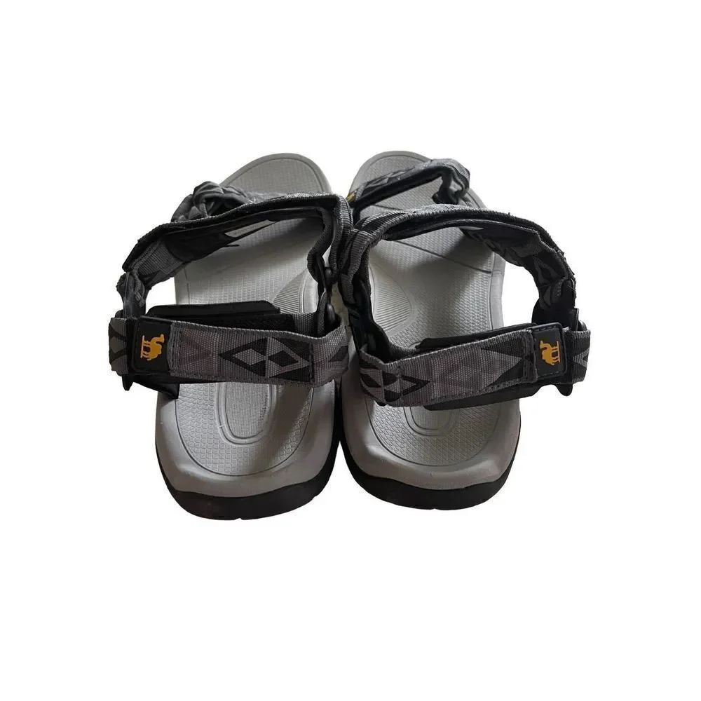 Camel Crown Mens Gray Outdoor Comfort Beach Summer Water Sports Sandals Size 11